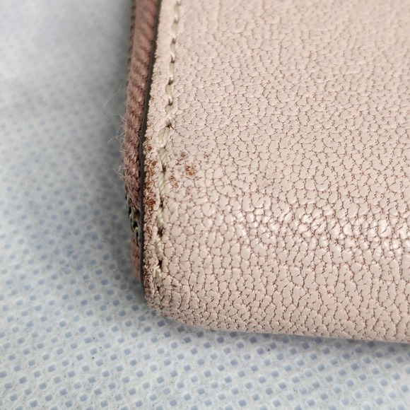 Marc Jacobs Wallet Light Pink Zip Around Accordion Style Leather - Picture 7 of 12